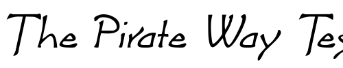 Font : CannolotScriptSSK-Italic Custom Text : The Pirate Way Test your own text here Click to download or to view this font on a tshirt that can be custom printed in Bali