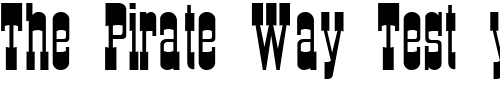 Font : Capolar Custom Text : The Pirate Way Test your own text here Click to download or to view this font on a tshirt that can be custom printed in Bali