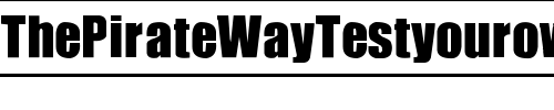 Font : Capsle Custom Text : The Pirate Way Test your own text here Click to download or to view this font on a tshirt that can be custom printed in Bali