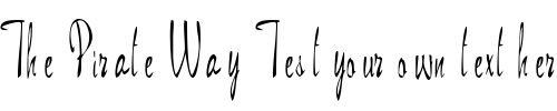 Font : CarmalitaScriptSSK Custom Text : The Pirate Way Test your own text here Click to download or to view this font on a tshirt that can be custom printed in Bali