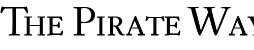 Font : Carniola-SmallCaps Custom Text : The Pirate Way Test your own text here Click to download or to view this font on a tshirt that can be custom printed in Bali