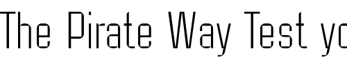 Font : CaseStudyNoOne-LT-Light Custom Text : The Pirate Way Test your own text here Click to download or to view this font on a tshirt that can be custom printed in Bali