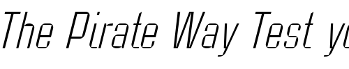 Font : CaseStudyNoOne-LT-Light-Italic Custom Text : The Pirate Way Test your own text here Click to download or to view this font on a tshirt that can be custom printed in Bali