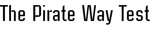 Font : CaseStudyNoOne-LT-Medium Custom Text : The Pirate Way Test your own text here Click to download or to view this font on a tshirt that can be custom printed in Bali