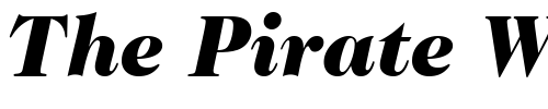 Font : Caslon-Two-Black-SSi-Black-Italic Custom Text : The Pirate Way Test your own text here Click to download or to view this font on a tshirt that can be custom printed in Bali
