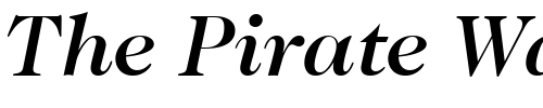 Font : Caslon-Two-Medium-SSi-Medium-Italic Custom Text : The Pirate Way Test your own text here Click to download or to view this font on a tshirt that can be custom printed in Bali