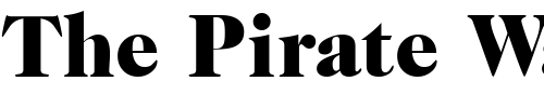 Font : CaslonTwoBlackSSK Custom Text : The Pirate Way Test your own text here Click to download or to view this font on a tshirt that can be custom printed in Bali