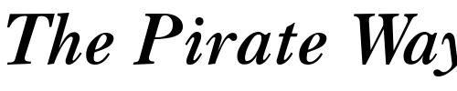 Font : Casque-BoldItalic Custom Text : The Pirate Way Test your own text here Click to download or to view this font on a tshirt that can be custom printed in Bali
