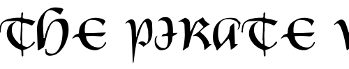 Font : Castiglione-Regular Custom Text : The Pirate Way Test your own text here Click to download or to view this font on a tshirt that can be custom printed in Bali