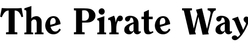 Font : CasualSerif Custom Text : The Pirate Way Test your own text here Click to download or to view this font on a tshirt that can be custom printed in Bali