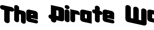 Font : CaterPillarDrive72-Bold Custom Text : The Pirate Way Test your own text here Click to download or to view this font on a tshirt that can be custom printed in Bali