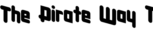 Font : CaterPillarDrive72-Regular-ttcon Custom Text : The Pirate Way Test your own text here Click to download or to view this font on a tshirt that can be custom printed in Bali