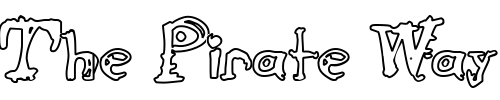 Font : Cathzulu-Hollow Custom Text : The Pirate Way Test your own text here Click to download or to view this font on a tshirt that can be custom printed in Bali