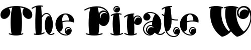 Font : Catty-Wumpas-NF Custom Text : The Pirate Way Test your own text here Click to download or to view this font on a tshirt that can be custom printed in Bali