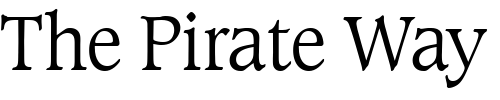 Font : Caxton-Roman-Light-Plain Custom Text : The Pirate Way Test your own text here Click to download or to view this font on a tshirt that can be custom printed in Bali
