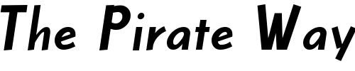 Font : Celbo-Bold Custom Text : The Pirate Way Test your own text here Click to download or to view this font on a tshirt that can be custom printed in Bali