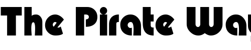 Font : CelestiDisplaySSK Custom Text : The Pirate Way Test your own text here Click to download or to view this font on a tshirt that can be custom printed in Bali