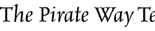 Font : Celestia-Antiqua-Italic Custom Text : The Pirate Way Test your own text here Click to download or to view this font on a tshirt that can be custom printed in Bali