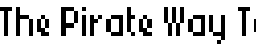 Font : CellularTall Custom Text : The Pirate Way Test your own text here Click to download or to view this font on a tshirt that can be custom printed in Bali