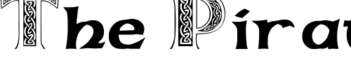 Font : Celticmd-Decorative-w-Drop-Caps Custom Text : The Pirate Way Test your own text here Click to download or to view this font on a tshirt that can be custom printed in Bali