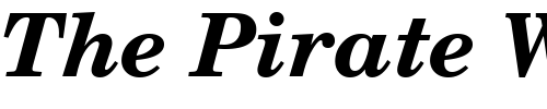 Font : CentSchbook-BT-Bold-Italic Custom Text : The Pirate Way Test your own text here Click to download or to view this font on a tshirt that can be custom printed in Bali