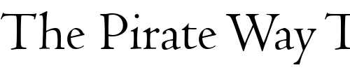 Font : CentaurMT Custom Text : The Pirate Way Test your own text here Click to download or to view this font on a tshirt that can be custom printed in Bali