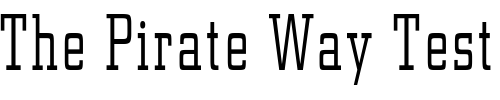 Font : CenterCityCondensed Custom Text : The Pirate Way Test your own text here Click to download or to view this font on a tshirt that can be custom printed in Bali