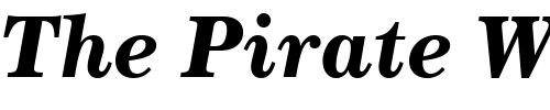 Font : Century-731-Bold-Italic-BT Custom Text : The Pirate Way Test your own text here Click to download or to view this font on a tshirt that can be custom printed in Bali