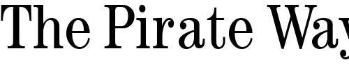 Font : Century-Condensed-Regular Custom Text : The Pirate Way Test your own text here Click to download or to view this font on a tshirt that can be custom printed in Bali