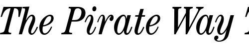 Font : Century-Condensed-SSi-Condensed-Italic Custom Text : The Pirate Way Test your own text here Click to download or to view this font on a tshirt that can be custom printed in Bali