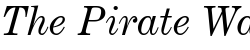 Font : Century-Expanded-Italic Custom Text : The Pirate Way Test your own text here Click to download or to view this font on a tshirt that can be custom printed in Bali