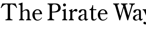 Font : Century-Old-Style-Regular Custom Text : The Pirate Way Test your own text here Click to download or to view this font on a tshirt that can be custom printed in Bali