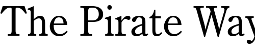 Font : Century-Oldstyle-BT Custom Text : The Pirate Way Test your own text here Click to download or to view this font on a tshirt that can be custom printed in Bali