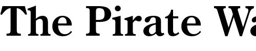 Font : Century-Oldstyle-Bold-BT Custom Text : The Pirate Way Test your own text here Click to download or to view this font on a tshirt that can be custom printed in Bali