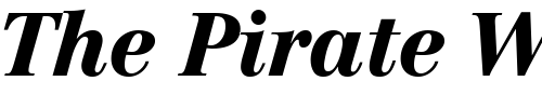Font : Century-Reprise-BlackOS-SSi-Normal Custom Text : The Pirate Way Test your own text here Click to download or to view this font on a tshirt that can be custom printed in Bali