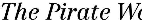 Font : Century-Reprise-OldStyle-SSi-Normal Custom Text : The Pirate Way Test your own text here Click to download or to view this font on a tshirt that can be custom printed in Bali