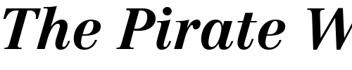 Font : Century-Reprise-SSi-Bold-Italic Custom Text : The Pirate Way Test your own text here Click to download or to view this font on a tshirt that can be custom printed in Bali