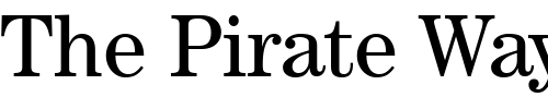 Font : Century-SSi-Book Custom Text : The Pirate Way Test your own text here Click to download or to view this font on a tshirt that can be custom printed in Bali