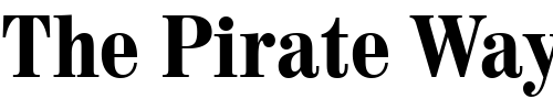 Font : Century725-BdCn-BT-Bold Custom Text : The Pirate Way Test your own text here Click to download or to view this font on a tshirt that can be custom printed in Bali