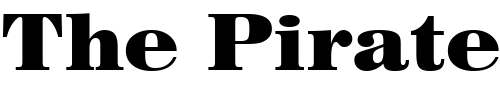 Font : Century725-Blk-BT-Black Custom Text : The Pirate Way Test your own text here Click to download or to view this font on a tshirt that can be custom printed in Bali