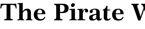 Font : Century751-No2-BT-Bold Custom Text : The Pirate Way Test your own text here Click to download or to view this font on a tshirt that can be custom printed in Bali
