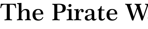 Font : Century751-SeBd-BT-Semi-Bold Custom Text : The Pirate Way Test your own text here Click to download or to view this font on a tshirt that can be custom printed in Bali