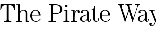 Font : CenturyLightSSK Custom Text : The Pirate Way Test your own text here Click to download or to view this font on a tshirt that can be custom printed in Bali