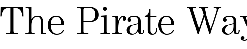 Font : CenturyLightSSK-Regular Custom Text : The Pirate Way Test your own text here Click to download or to view this font on a tshirt that can be custom printed in Bali