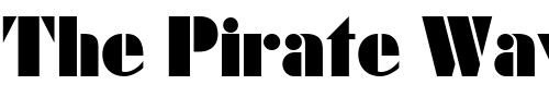 Font : CgFuturaBlack Custom Text : The Pirate Way Test your own text here Click to download or to view this font on a tshirt that can be custom printed in Bali