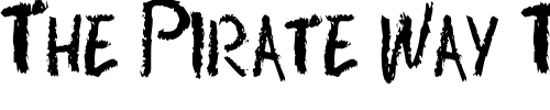 Font : ChalkDustCondensed Custom Text : The Pirate Way Test your own text here Click to download or to view this font on a tshirt that can be custom printed in Bali