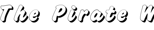 Font : Challenge-Shadow Custom Text : The Pirate Way Test your own text here Click to download or to view this font on a tshirt that can be custom printed in Bali
