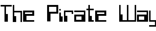 Font : Challenger Custom Text : The Pirate Way Test your own text here Click to download or to view this font on a tshirt that can be custom printed in Bali