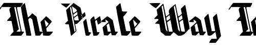 Font : Chamber-Regular Custom Text : The Pirate Way Test your own text here Click to download or to view this font on a tshirt that can be custom printed in Bali