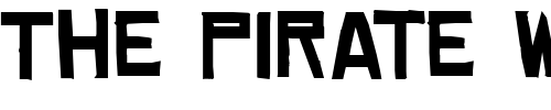 Font : Chinese-Rocks-Xp-Bold Custom Text : The Pirate Way Test your own text here Click to download or to view this font on a tshirt that can be custom printed in Bali
